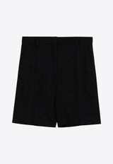 Grisaille Wool Bermuda Shorts