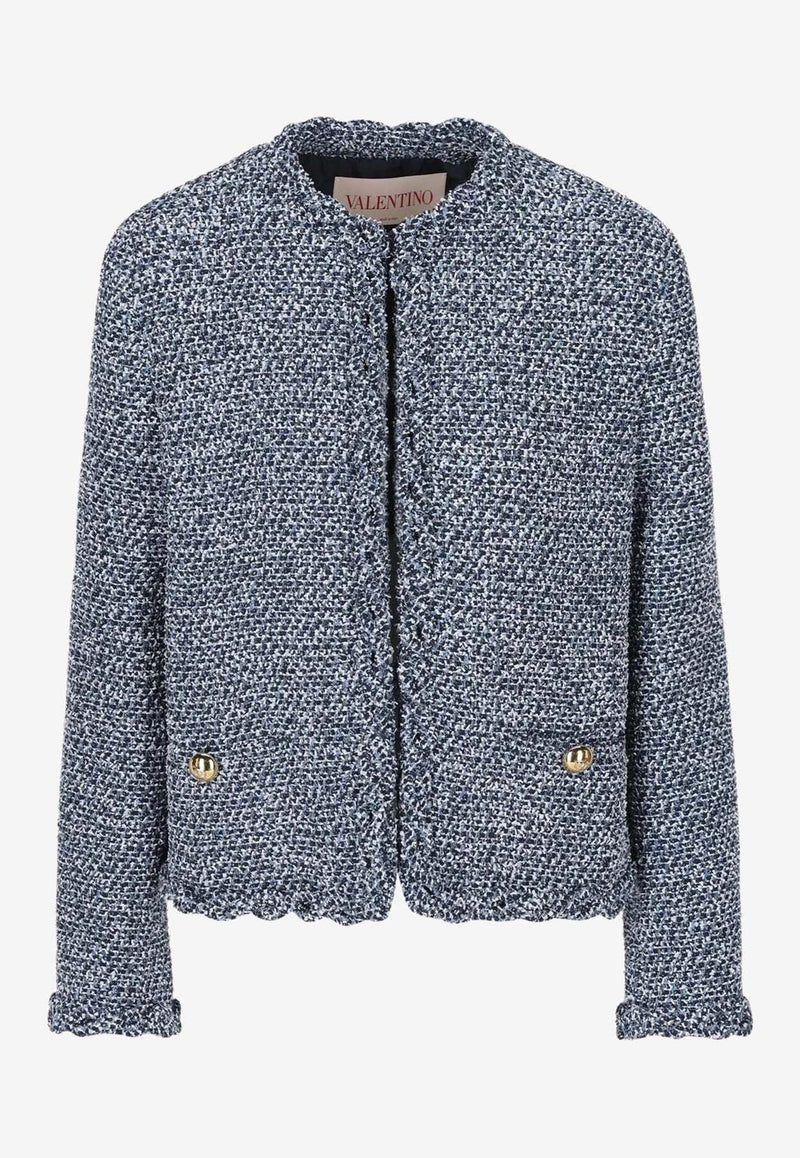 Textured Tweed Jacket