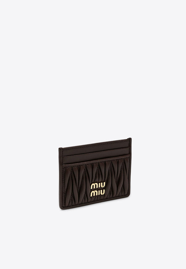 Matelassé Leather Cardholder