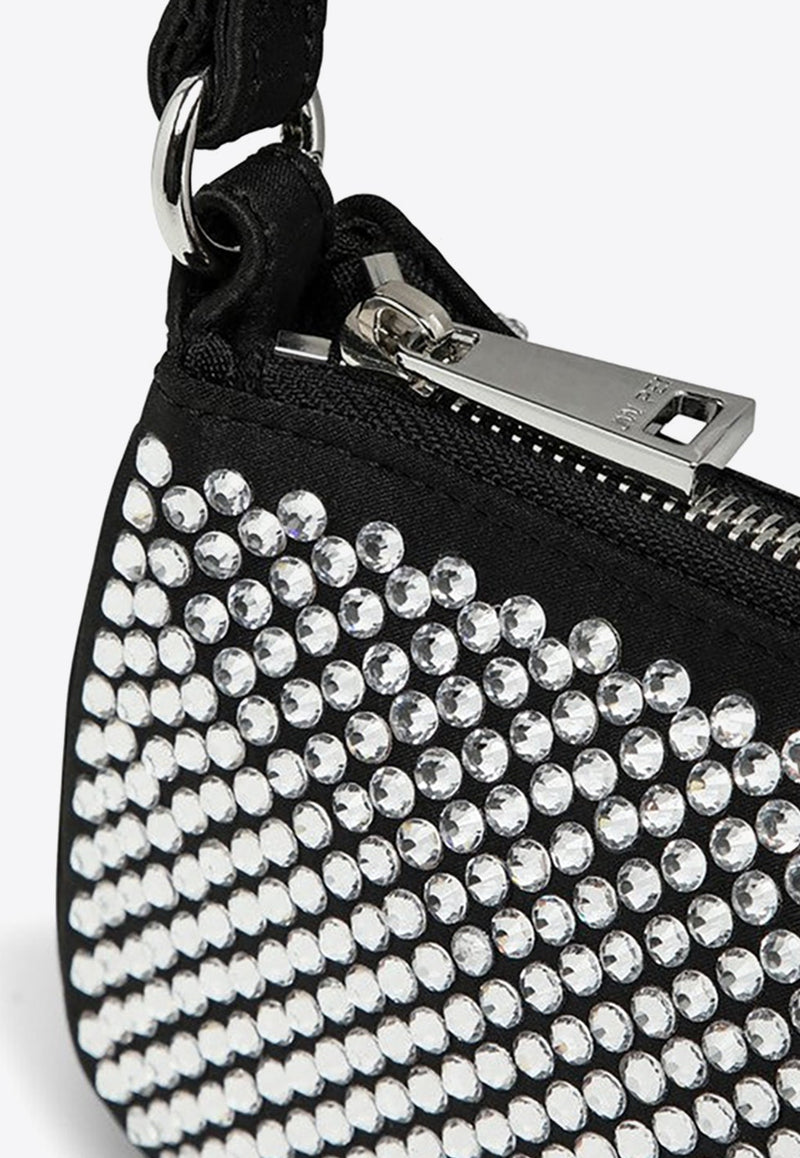 Eva Crystal-Embellished Top Handle Bag