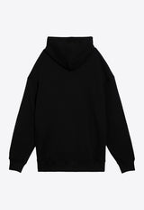 V Plaque Hooded Sweatshirt