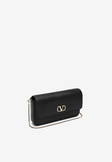 Mini VLogo Signature Leather Chain Clutch