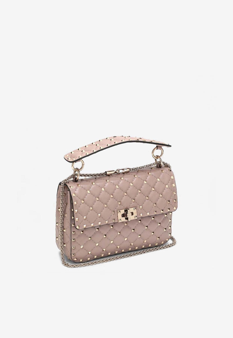 Medium Rockstud Spike Top Handle Bag