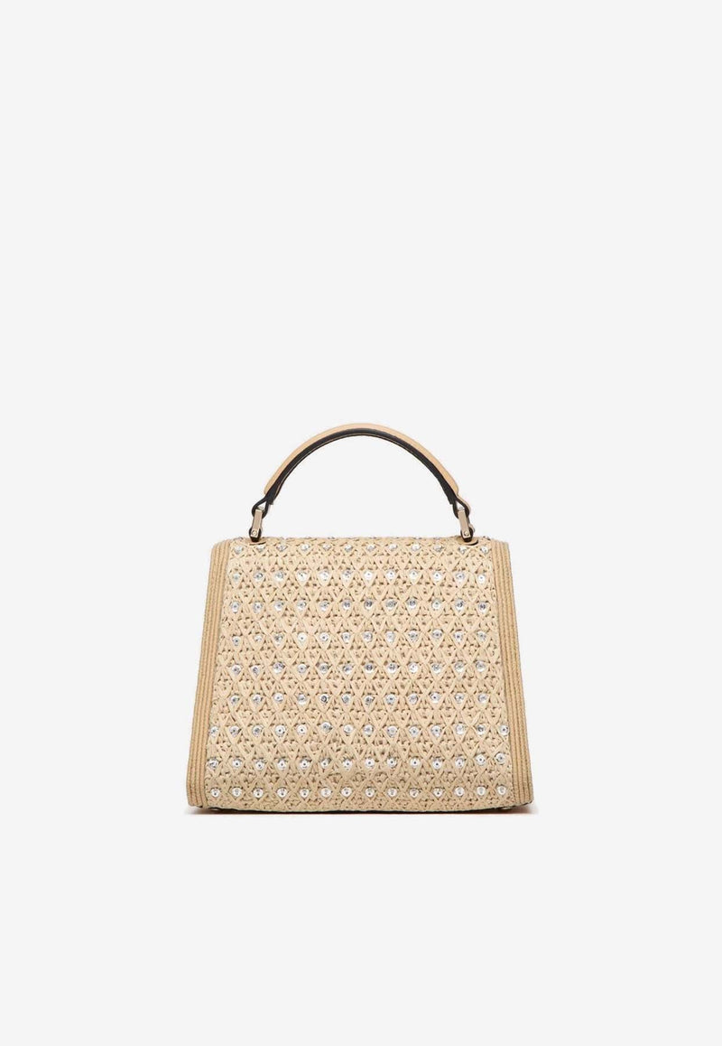 Mini VSLING Embroidered Top Handle Bag