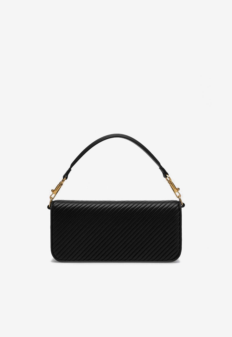 Locò Pleated Nappa Leather Crossbody Bag