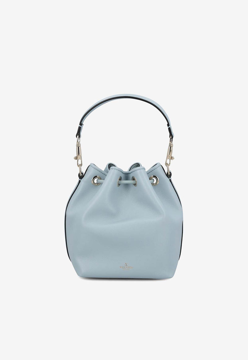 Locò VLogo Bucket Bag in Calf Leather