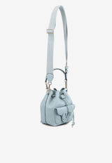 Locò VLogo Bucket Bag in Calf Leather