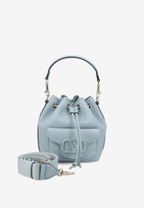 Locò VLogo Bucket Bag in Calf Leather