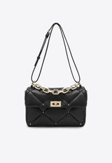 Rockstud Spike Nappa Leather Crossbody Bag