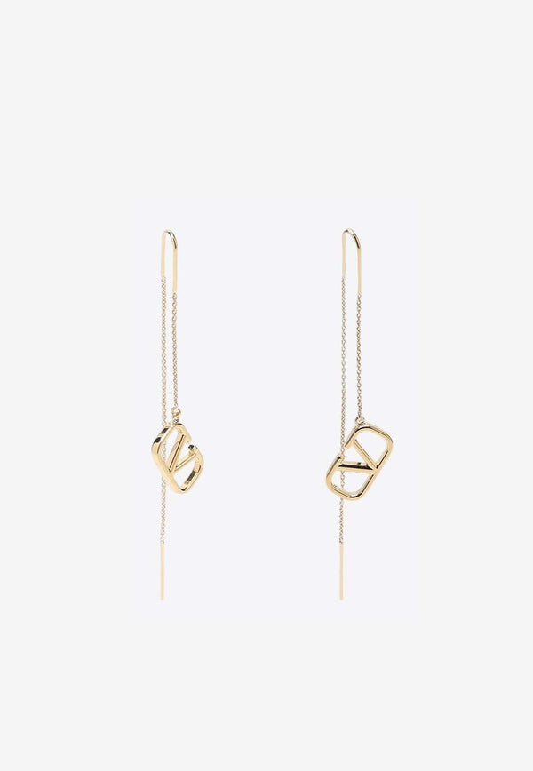 Signature VLogo Drop Earrings