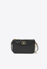 Mini VLogo Signature Crossbody Bag in Calf Leather