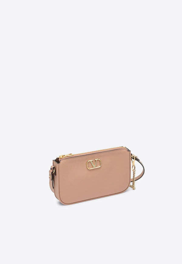 Mini VLogo Signature Crossbody Bag in Calf Leather