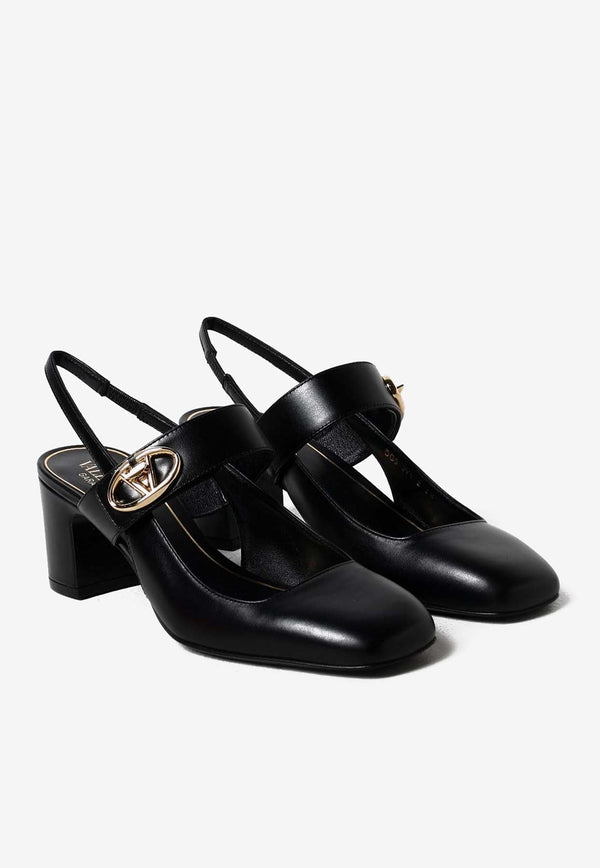 VLogo Locker 60 Mary-Jane Slingback Pumps