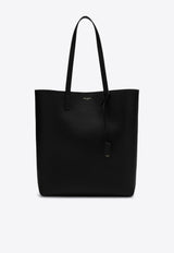 East/West Calf Leather Tote Bag