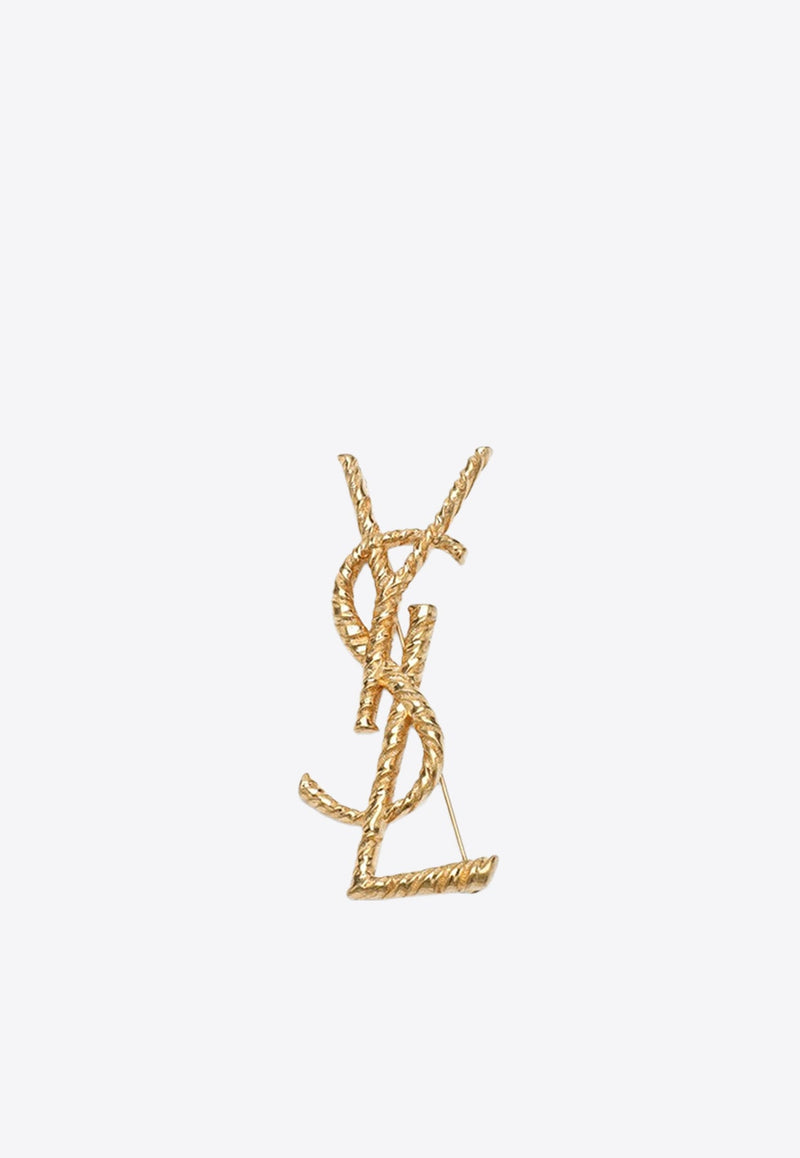 Cassandre Monogram Brooch