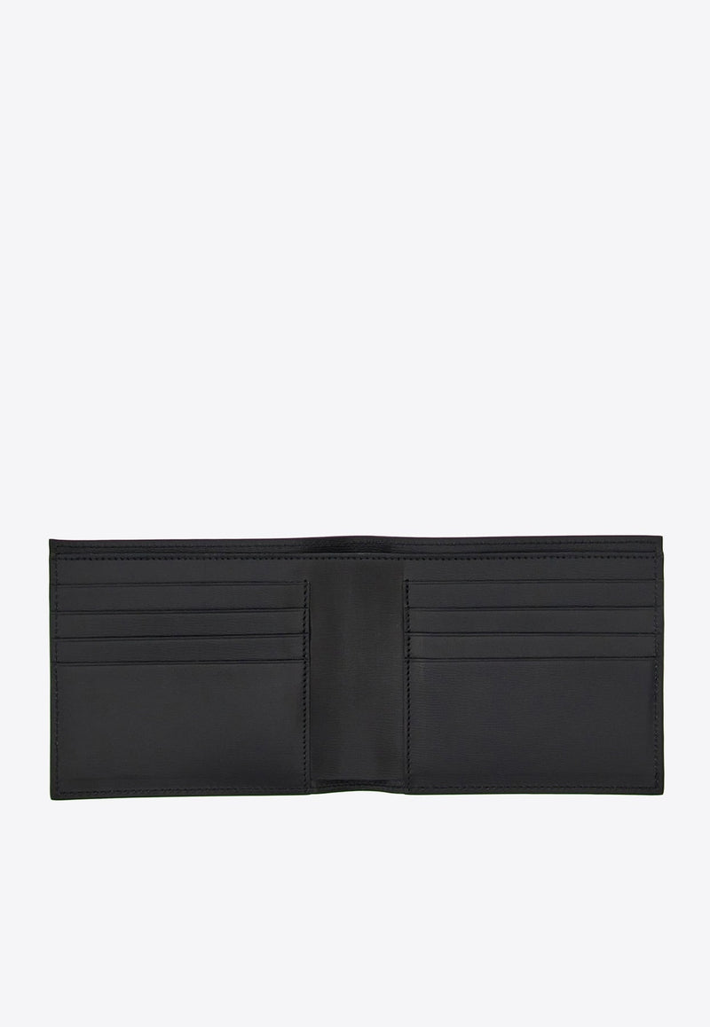 Branded Leather Bi-Fold Wallet