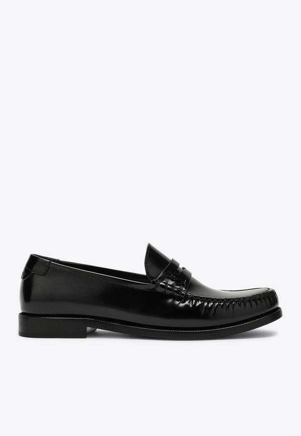 Monogram Leather Loafers