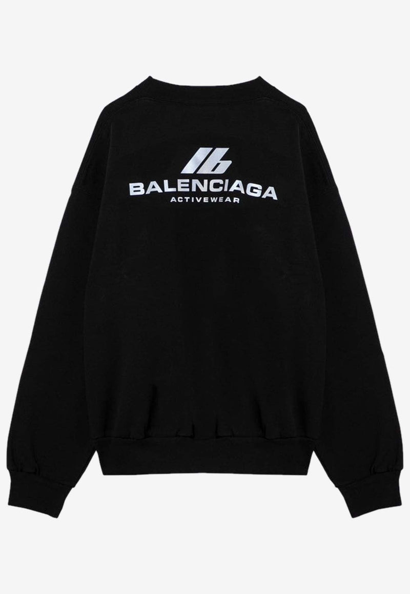 Oversized Logo Crewneck Sweatshirt