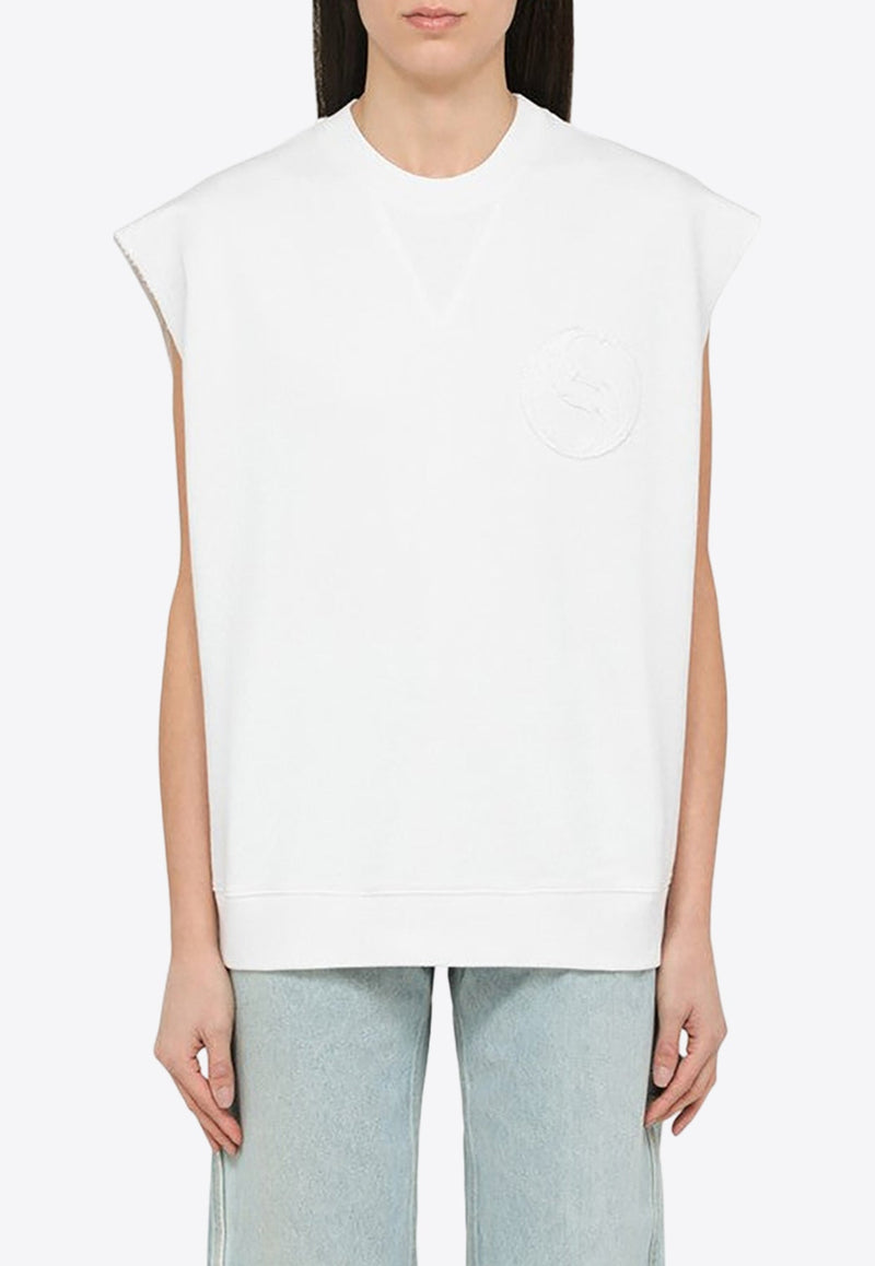 Logo-Patch Sleeveless Top