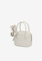 Brigitte Square Leather Top Handle Bag