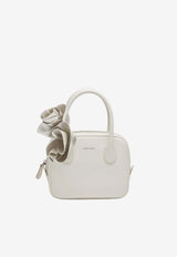 Brigitte Square Leather Top Handle Bag