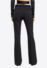 Straight-Leg Tailored Pants