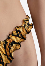 Barocco Ruffled Silk Briefs