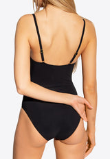 Drawstring One-Piece Swimsuit