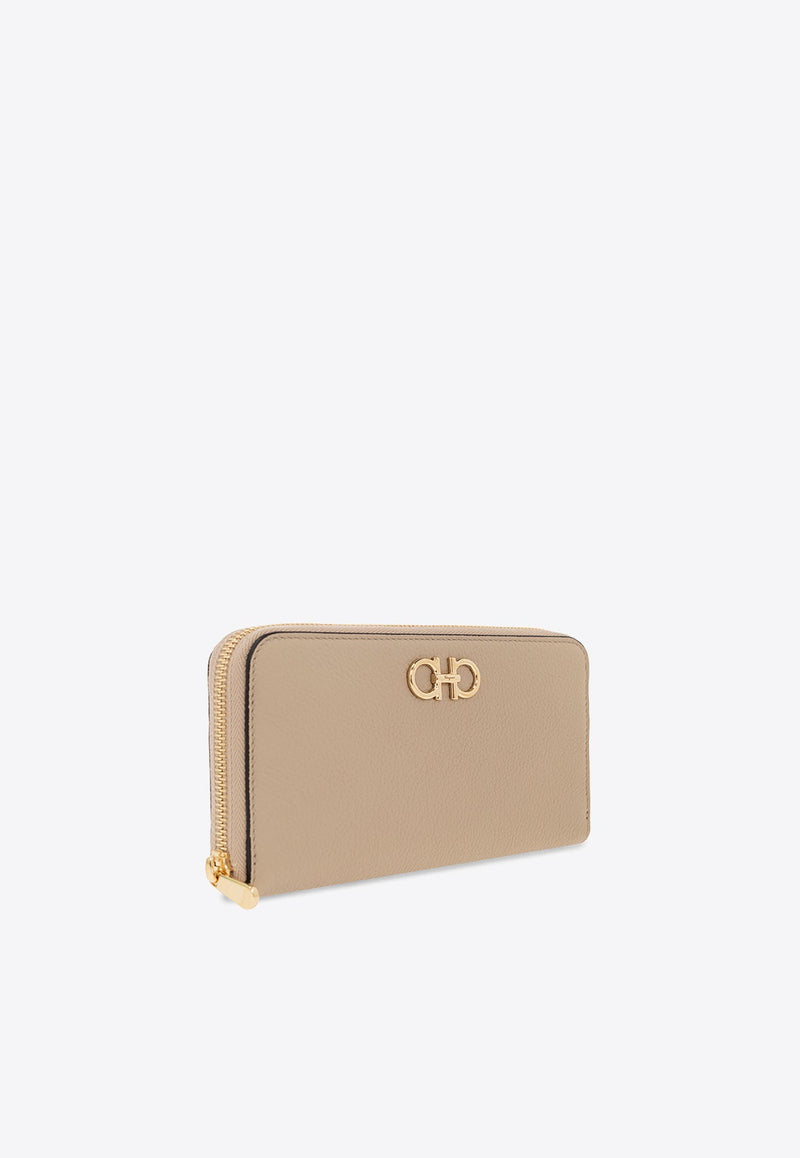 Gancini Continental Zip-Around Wallet