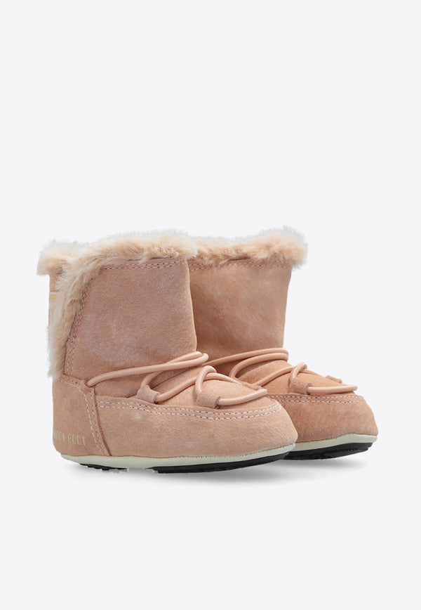 Girls Crib Suede Ankle Boots