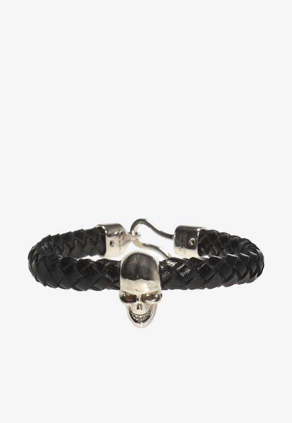 Skull Charm Braided Bracelet