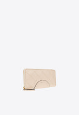 Fleming Quilted Leather Zip-Around Wallet