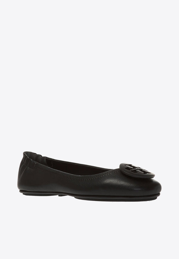 Minnie Travel Leather Ballet Flats