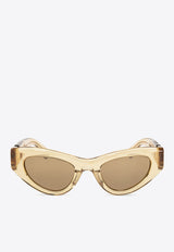 Angle Cat-Eye Sunglasses