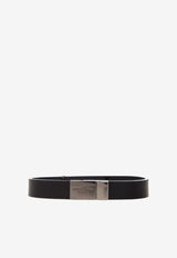 Opyum Logo Leather Bracelet