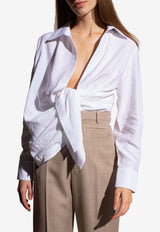 La Chemise Bahia Draped Shirt