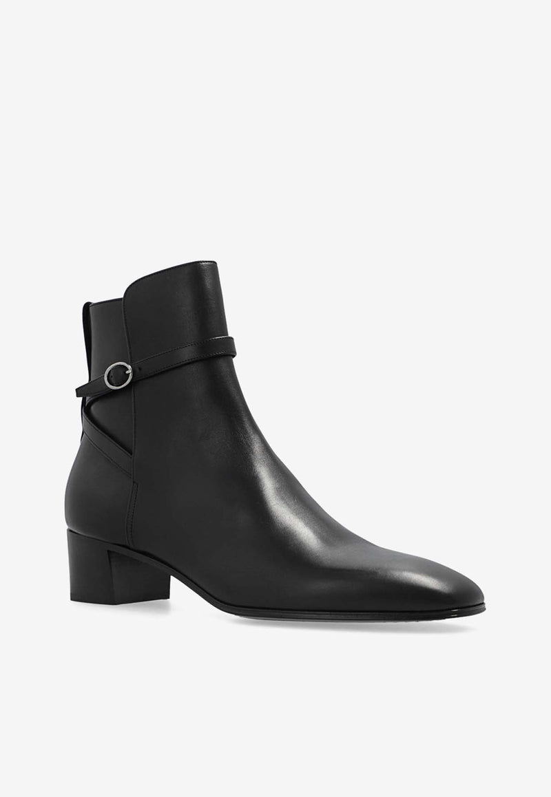 Terry 50 Leather Ankle Boots