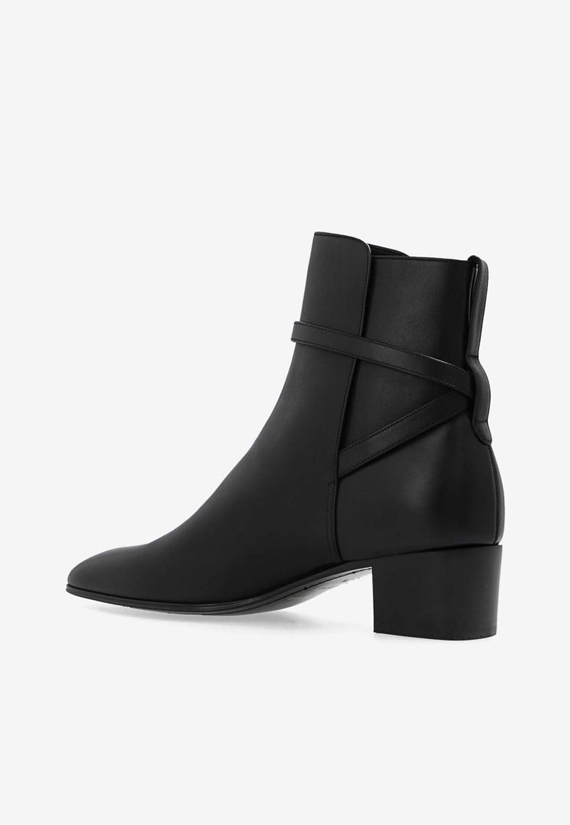 Terry 50 Leather Ankle Boots