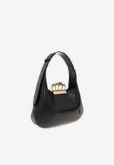 The Jeweled Hobo Bag in Calf Leather