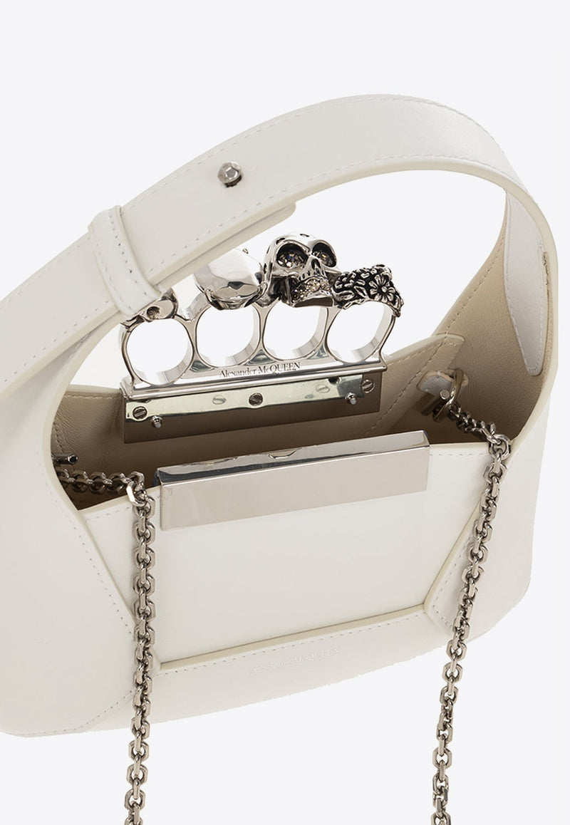 The Mini Jeweled Hobo Bag in Calf Leather