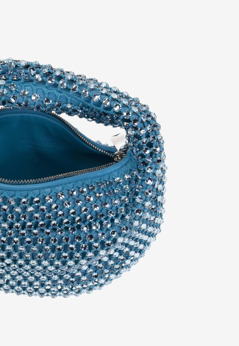 Mini Jodie Rhinestone-Embellished Top Handle Bag