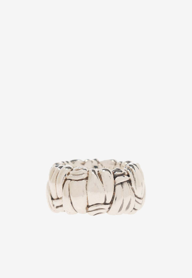 Intrecciato Weave Ring