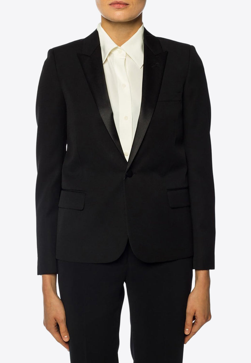 Single-Breasted Tuxedo Blazer