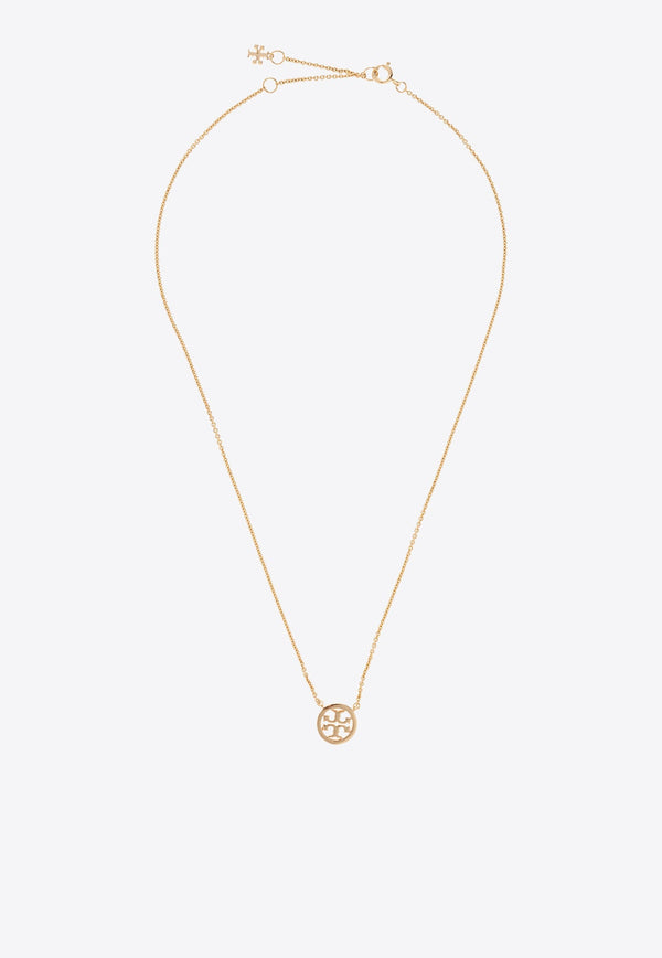 Miller Paved Logo Delicate Necklace