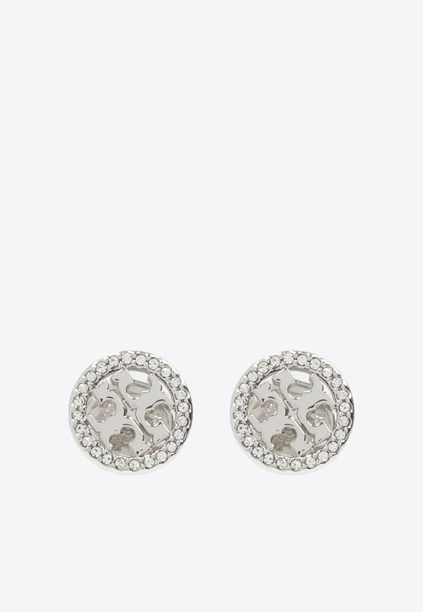 Miller Crystal Paved Stud Earrings