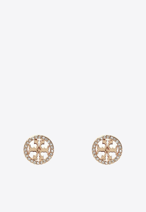 Miller Crystal Paved Stud Earrings