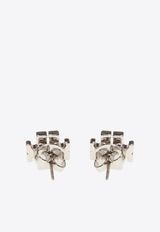 Kira Crystal Pave Stud Earrings