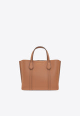 Small Perry Leather Tote Bag