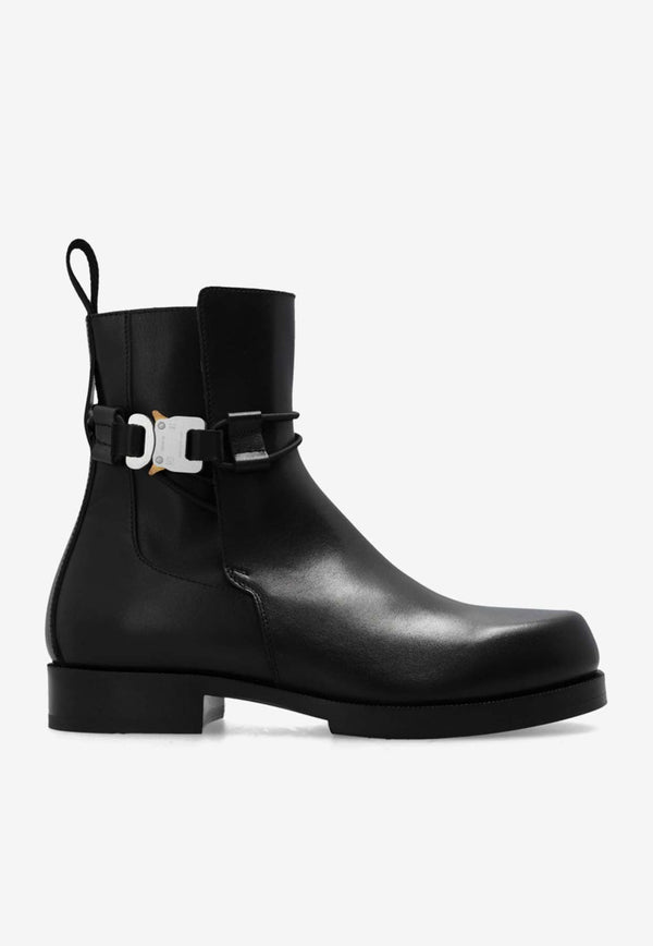Rollercoaster Buckle Ankle Boots