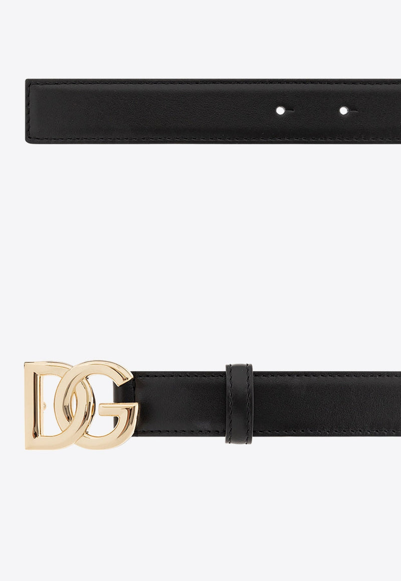 Interlock Logo Leather Belt